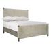 Bernhardt Alannis Solid Wood & Low Profile Standard Bed Wood & Upholstered/ in Brown/Gray | 68 H x 81.175 W x 87.25 D in | Wayfair K1408