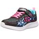 Skechers Girl's Jumpsters Wishful Star Sneaker, Black Pink, 10.5 UK