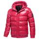 Shiny Thicken Down Jackets Men Cotton Padded Hood Detachable Puffer Jackets Outerwear Handsome Winter Warm Bubble Coats