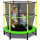 Vanvuson Trampoline for Kids, 4.5FT Indoor & Outdoor, Kids Trampoline with Enclosure Safety Net, Small for Toddler