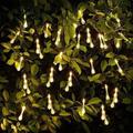 Arlmont & Co. Aman 21.3ft Indoor LED Solar Powered 30 - Bulb Mini String Light Christmas Decorations Light in Black | 1 H x 21.3 W in | Wayfair