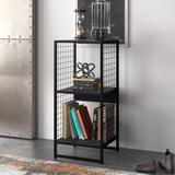 Steelside™ Linco 32.25" H x 14.5" W Cube Bookcase in Black | 32.25 H x 14.5 W x 13.23 D in | Wayfair E300C5A28DF54162848711BAE6D3F0CE