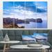 East Urban Home Majorca Formentor Cape Rocks - Multipanel Extra Large Seascape Metal Wall Decor Metal in Blue | 1 D in | Wayfair