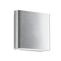 Kuzco Lighting 5.5" H Integrated LED Frosted Glass Outdoor Flush Mount Aluminum/Glass/Metal in Gray | 5.5 H x 6.125 W x 1.625 D in | Wayfair