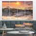 East Urban Home Sunrise & Roaring Ocean Waves - Multipanel Seascape Metal Wall Art Metal | 1 D in | Wayfair EB4B0266025F49BDB5E12B5BE074BBB5