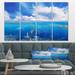 East Urban Home Beautiful Blue Salk Lake - Multipanel Large Seascape Art Metal Wall Art Metal | 1 D in | Wayfair 922B8202165E4CCF97B00107FC695661