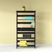 Winston Porter Liman 59.75" H x 31.5" W Etagere Bookcase Wood in Black | 59.75 H x 31.5 W x 11.75 D in | Wayfair 4CC2E5F714EC4AC29941D1E8269C7191