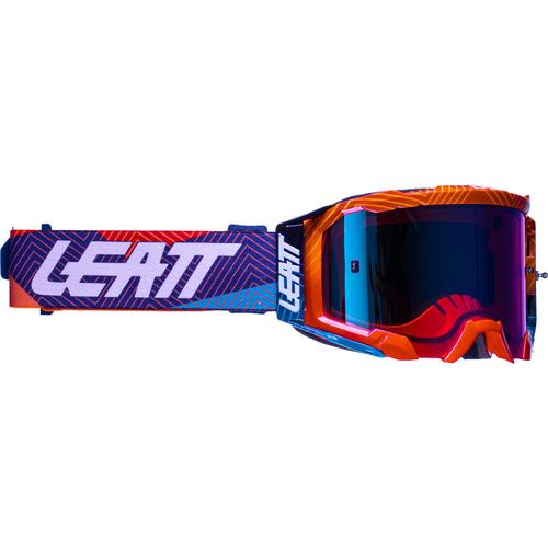 Leatt Velocity 5.5 Iriz Lines Motocross Brille, blau
