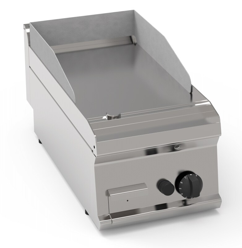 KBS Gastrotechnik Gas-Grillplatte glatt hartverchromt mit 1 Heizzone Tischgerät Image