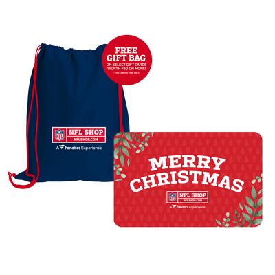 NFL Shop Merry Christmas Gift Card ($10 - $500)