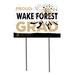 Wake Forest Demon Deacons 18'' x 24'' Proud Grad Yard Sign