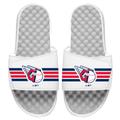 Men's ISlide White Cleveland Guardians Stripe Slide Sandals