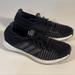 Adidas Shoes | Adidas Pulse Boost Hd Black Knit Sneakers Women Size 8.5 | Color: Black/Gray | Size: 8.5