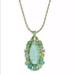 Kate Spade Jewelry | Kate Spade Seastone Sparkle Pendant Necklace $ 128 | Color: Gold/Green | Size: Os