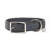 Coco Charcoal Dog Collar, Medium, Gray