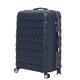 CMY 28 Inch Large Hard Shell Lightweight ABS 4 Dual Spinner Wheels Business Trip Trolley Case Suitcase Hold Check in Luggage 3 Digit Combination Lock (Navy, 28 inches)