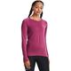 Under Armour Women's HeatGear Armour Long-Sleeve T-Shirt , Pink Quartz (678)/Metallic Silver , Small