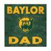 Green Baylor Bears 10'' x Dad Plaque
