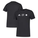 Men's adidas Black UMass Minutemen Team Amplifier Performance T-Shirt