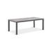 Wade Logan® Ajha Extendable Dining Table Metal in Gray/Brown | 30 H x 82 W x 39.25 D in | Outdoor Dining | Wayfair 179DEE999BAA485182CCE6EAF93D360D