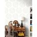 Nikki Chu 18' L x 20.5" W Smooth Peel & Stick Wallpaper Roll Vinyl in White | 20.5 W in | Wayfair RMK12230PLW