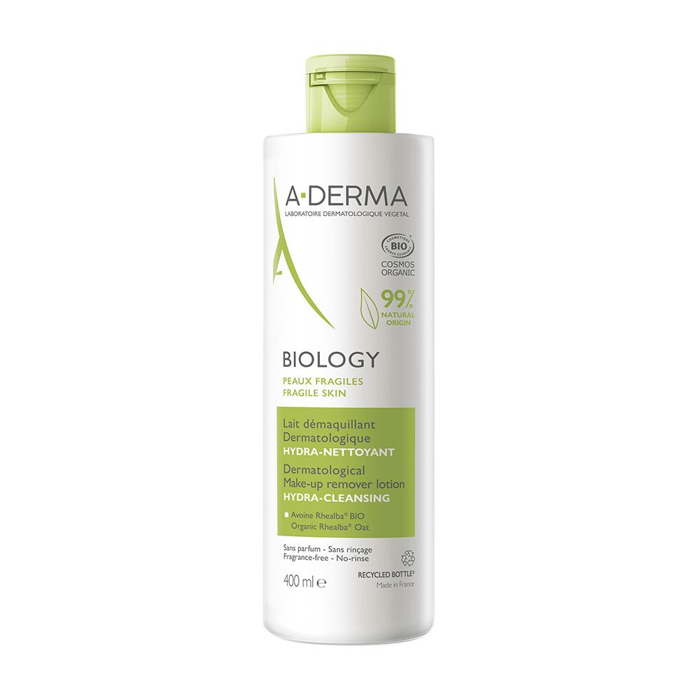 A-DERMA BIOLOGY Latte struccante dermatologico Idra-Detergente 400 ml