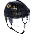 Colton Dach Chicago Blackhawks Autographed Black Mini Helmet