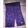 Nike Other | Bundle Nike Purple And Orange Biker Shorts | Color: Orange/Purple | Size: Large