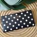 Kate Spade Bags | Kate Spade Nwt Staci Large Wallet Polka Black Polka Dot Saffiano Leather | Color: Black/White | Size: 3.5"H X 6.7"W