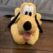 Disney Toys | Disney Parks 20" Laying Down Pluto Plush Stuffed Animal Toy | Color: Green/Yellow | Size: 20”