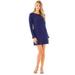 Lilly Pulitzer Dresses | Lilly Pulitzer True Navy Galen Ruffle Sleeve Knit Sweater Dress | Color: Blue | Size: Various