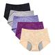 Women's Period Panties Menstrual Underwear Protective Menstrual Jacquard Easy Clean - - Medium