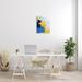 Stupell Industries Bold Lively Shapes Modern Yellow Abstract Collage by Urban Epiphany Painting Print on Canvas in Blue | Wayfair aj-197_cn_16x20