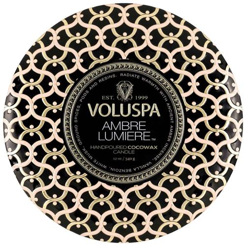 VOLUSPA - Maison Noir 3 Wick Tin Candle Kerzen 1 ct