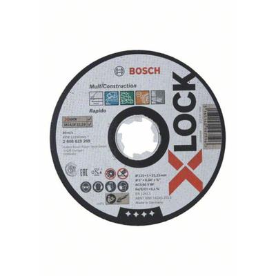 X-lock Trennscheibe Multi Material 125 x 1 x 22,23 mm gerade - 2608619269 - Bosch