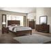 Addison Medium Warm Brown 4-piece Bedroom Set with 2 Nightstands and Dresser