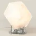 Gabriel Scott Welles Double-Blown Glass Desk Lamp - WLS-LMP-NKL-AW