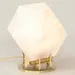 Gabriel Scott Welles Double-Blown Glass Desk Lamp - WLS-LMP-BRS-AW