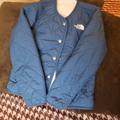 The North Face Jackets & Coats | Girl North Face Jacket | Color: Blue/Cream | Size: Girls 7/8