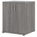 Bush Business Furniture Universal Laundry Room Storage Cabinet with Doors and Shelves in Platinum Gray - Bush Business Furniture LNS128PG-Z