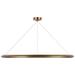 Visual Comfort Signature Collection Peter Bristol Racetrack 48 Inch LED Chandelier - PB 5152NB