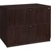 Lorell Prominence 2.0 Espresso Laminate Lateral File - 2-Drawer