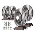 2002-2005 Dodge Ram 1500 Front and Rear Brake Pad and Rotor Kit - Detroit Axle