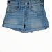 American Eagle Outfitters Shorts | American Eagle Rolled Tab Women Shorts Jean Denim Summer Casual Stretch Blue 00 | Color: Blue | Size: 00