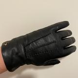 Coach Accessories | Dark Brown Coach Leather Gloves With Cashmere | Color: Brown | Size: 7 1/2