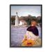 Stupell Industries Woman At Shoreline Coast Lighthouse Realistic Nautical Painting XXL Stretched Canvas Wall Art By Robert Desantis Canvas | Wayfair