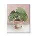 Stupell Industries Potted Monstera Plant Pink Room Still Life Black Framedd Giclee Texturized Art By House Fenway in Green | Wayfair