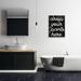 Stupell Industries Drop Your Pants Here Funny Bathroom Laundry Phrase by Daphne Polselli - Textual Art on in Black/Brown | Wayfair aj-337_gff_24x30