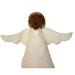 The Holiday Aisle® Angel Tree Topper Fabric in Brown/White | 12 H x 10 W x 4 D in | Wayfair 2A0EAE4EB6FA41A982B4179DBD33441A