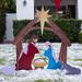 The Holiday Aisle® Nativity Scene Lawn Art Plastic | 48.25 H x 45.5 W x 21 D in | Wayfair D19E6D1509EC4C139E0D87E0361FC778